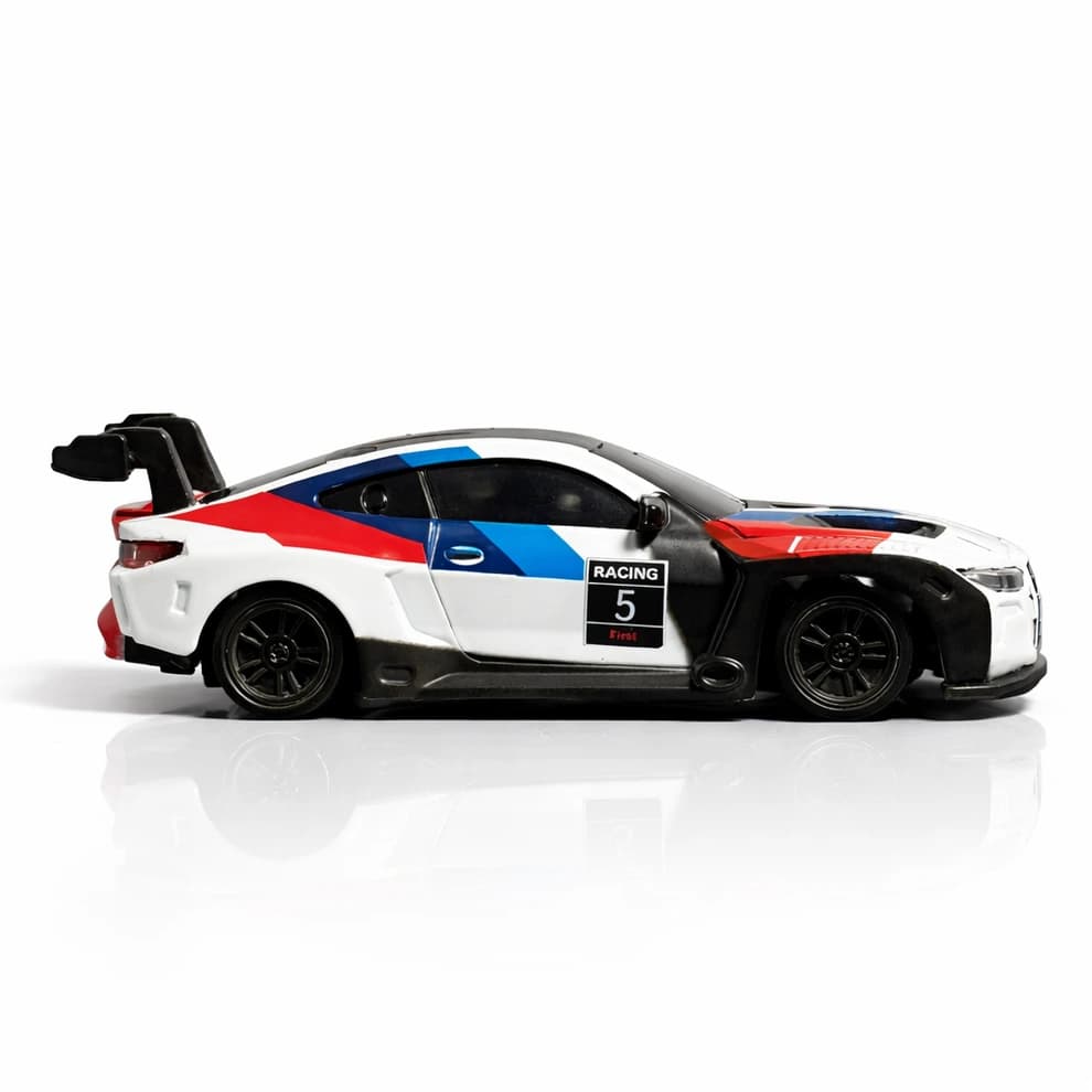 1:43 BMW M4 GT3-Inspired RC Drift Car – 4WD Alloy Body, Gyro & LED Lights 4